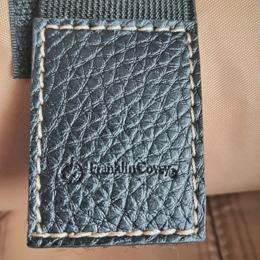 Franklin Covey Women's Executive Black Leather Purse/Laptop Bag LIKE NEW!